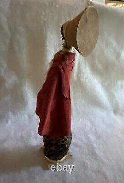 Zulu Woman Artiste Signé Khatiti Wrap Doll Sculpture Original Par Briggs